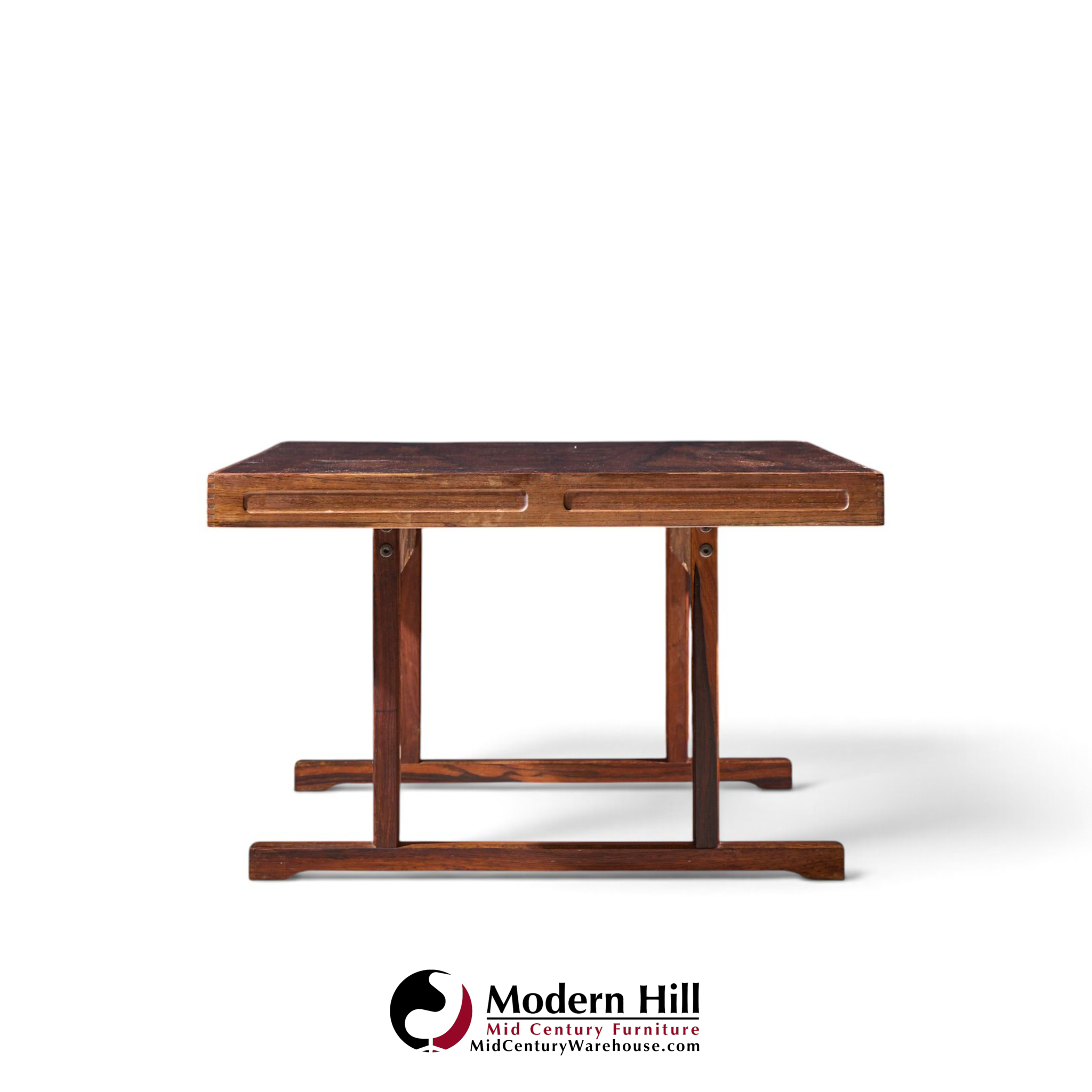 torbjørn afdal for bruksbo mid century danish rosewood coffee table
