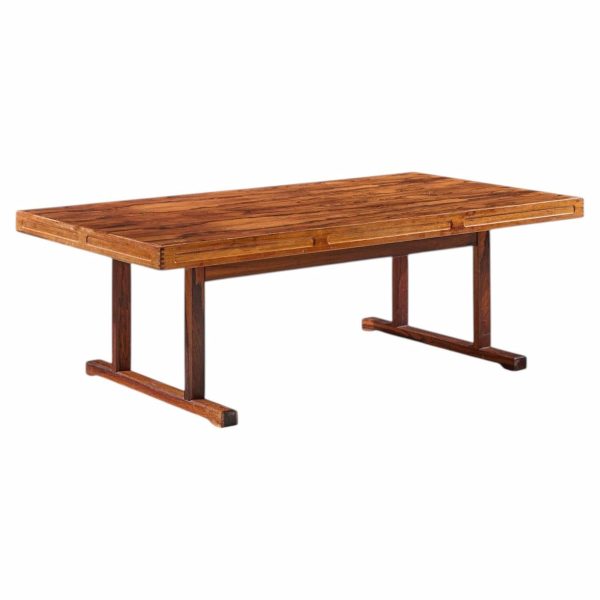 torbjørn afdal for bruksbo mid century danish rosewood coffee table