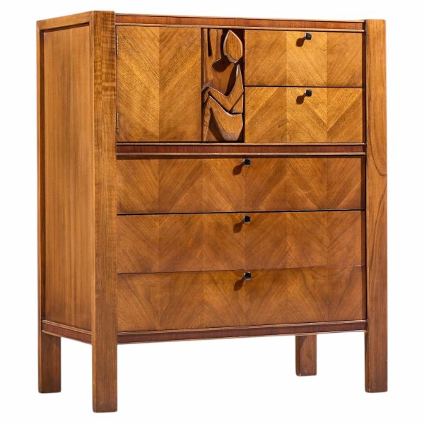 united tiki mid century gentleman's chest