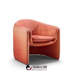 vladimir kagan for preview mid century lounge chairs - pair