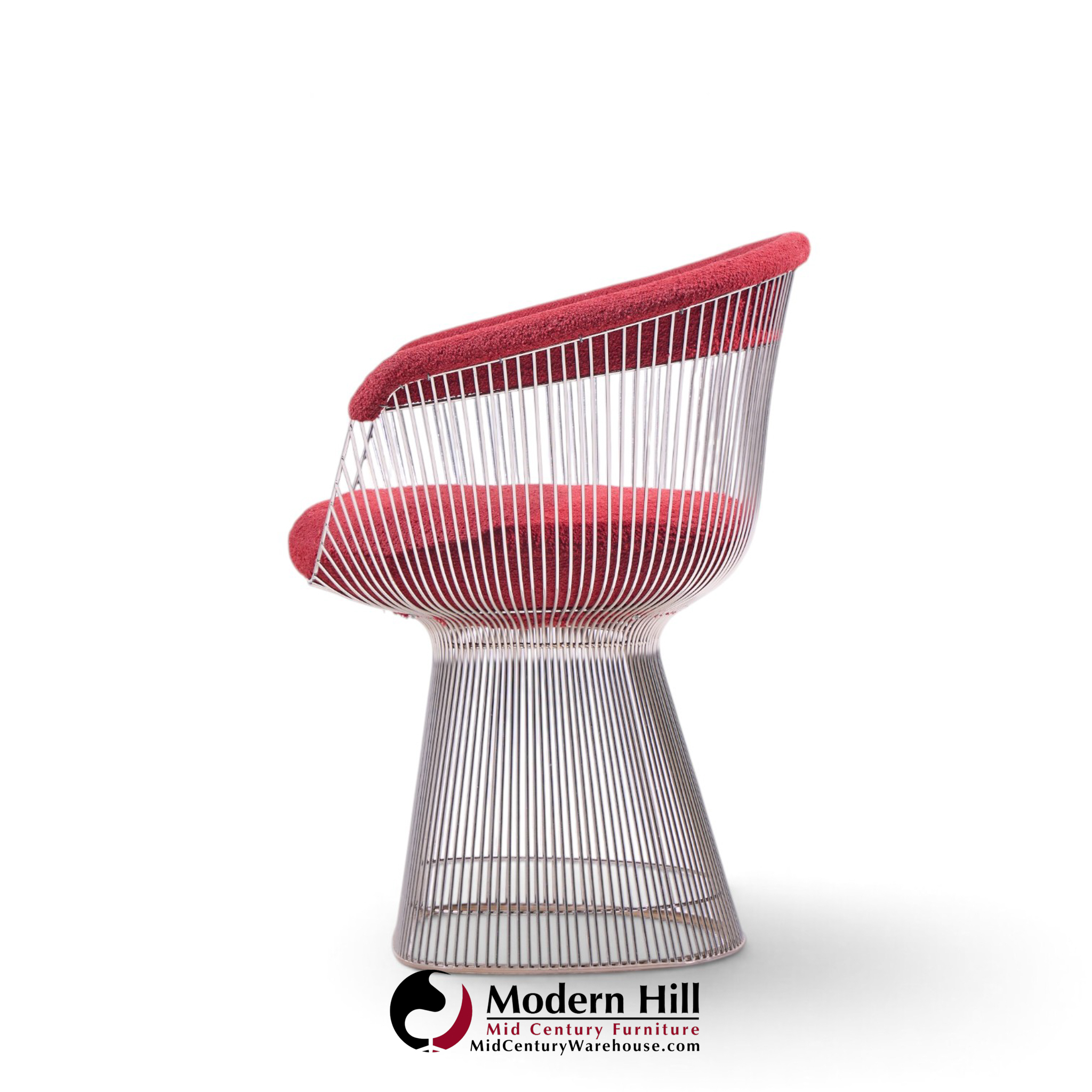 warren platner for knoll mid century dining chairs - set of 4