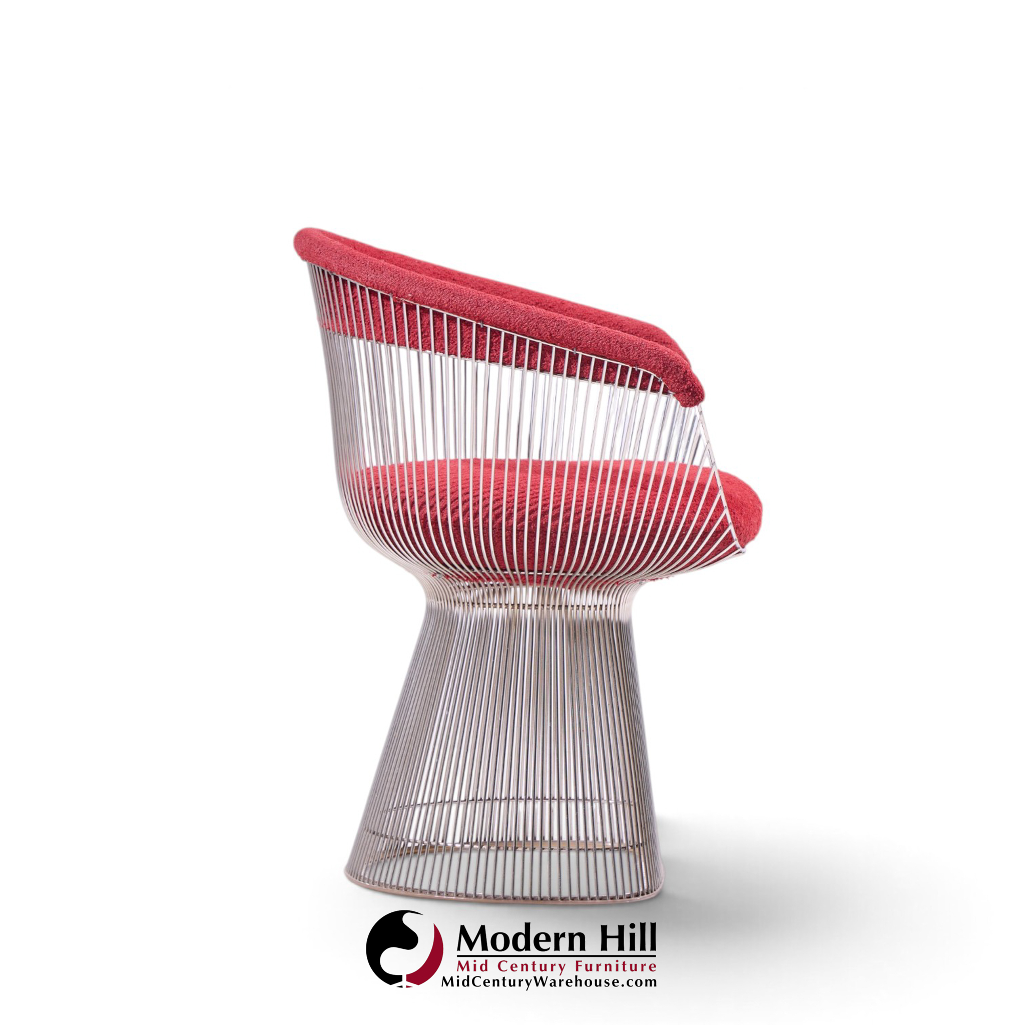 warren platner for knoll mid century dining chairs - set of 4