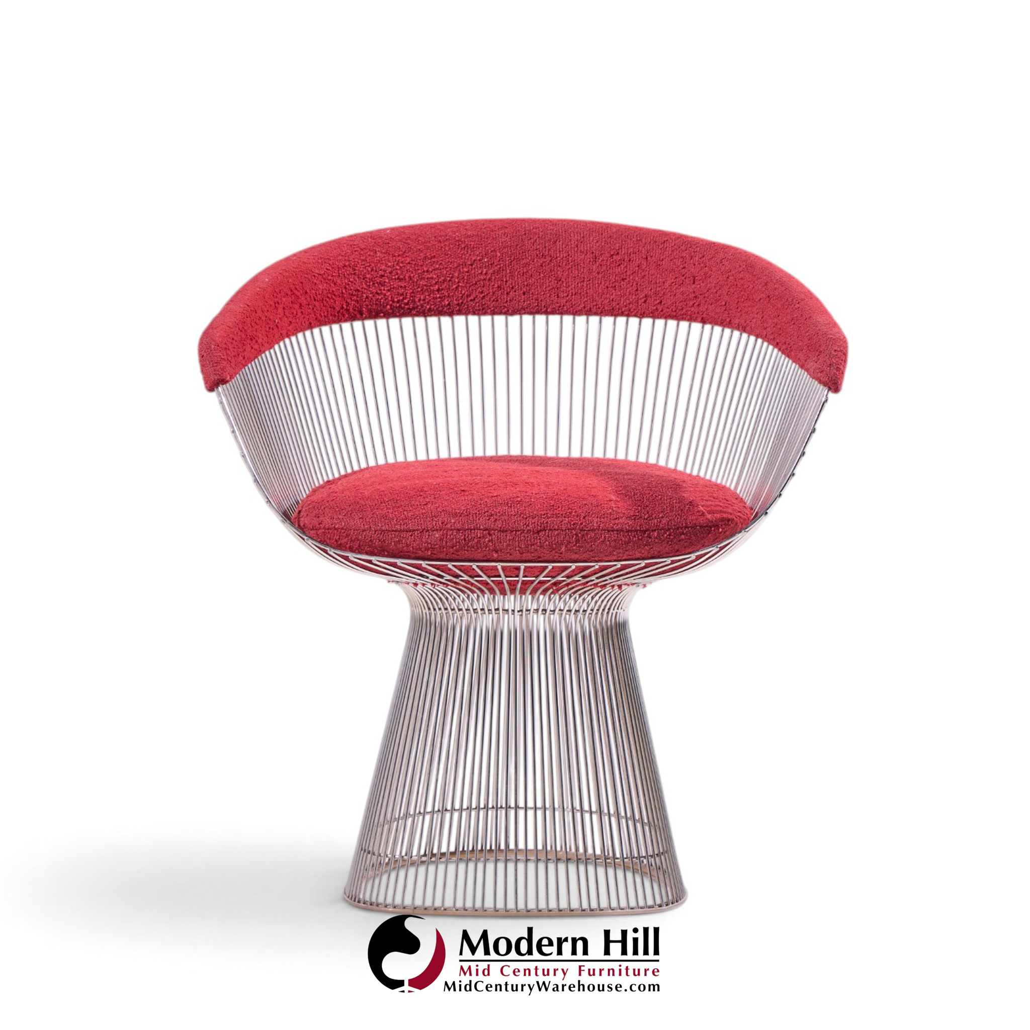 warren platner for knoll mid century dining chairs - set of 4
