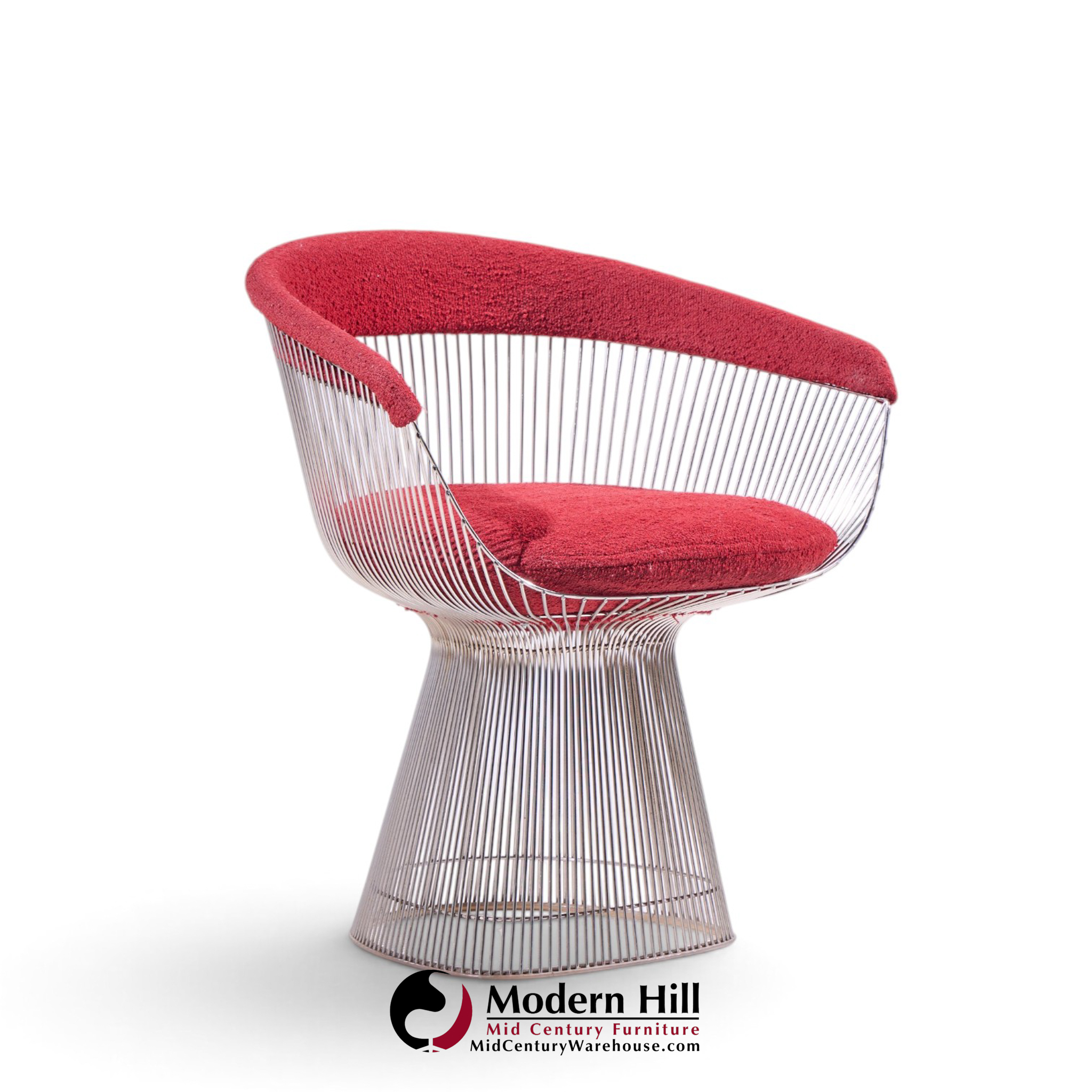 warren platner for knoll mid century dining chairs - set of 4