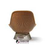 warren platner for knoll mid century easy lounge chair and ottoman