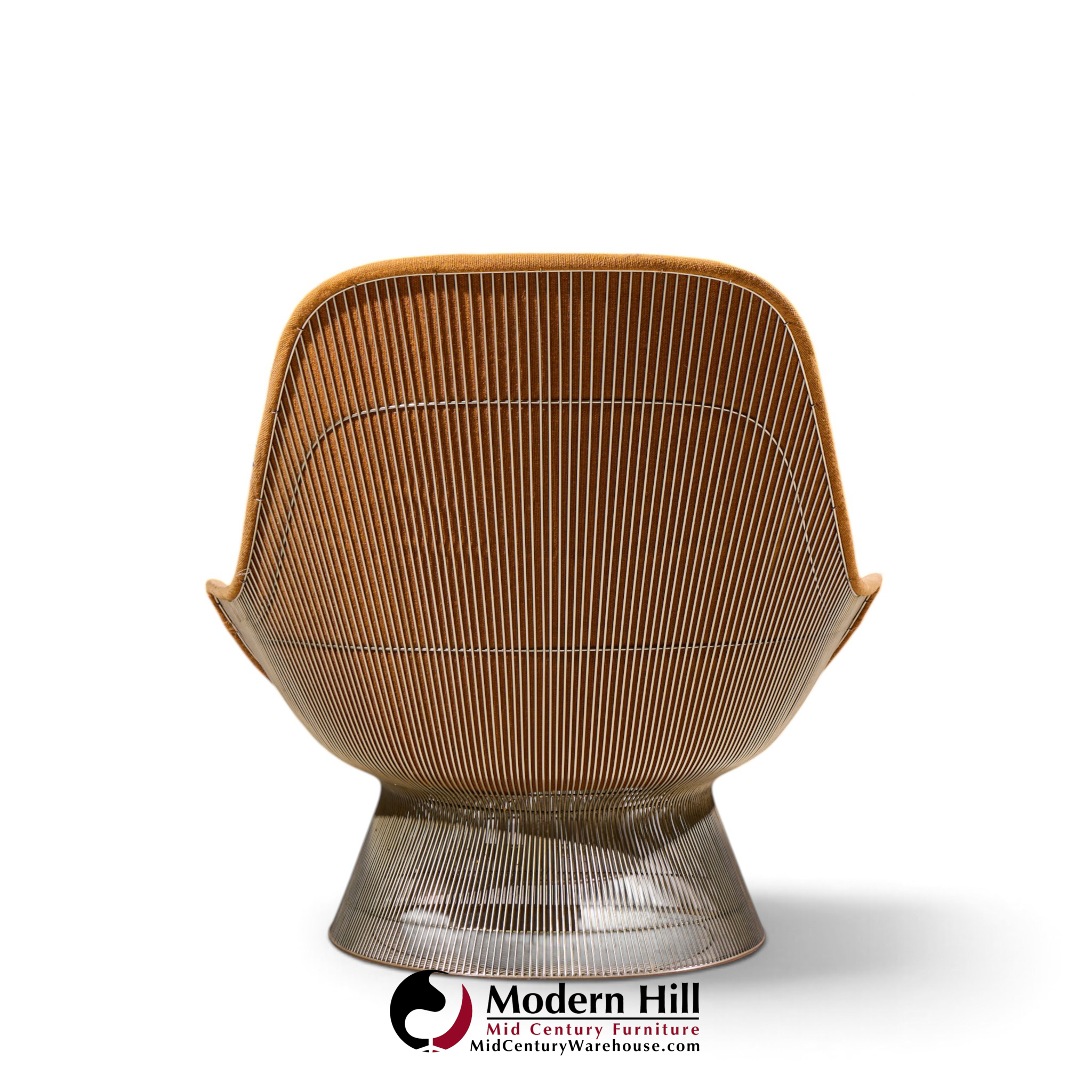 warren platner for knoll mid century easy lounge chair and ottoman