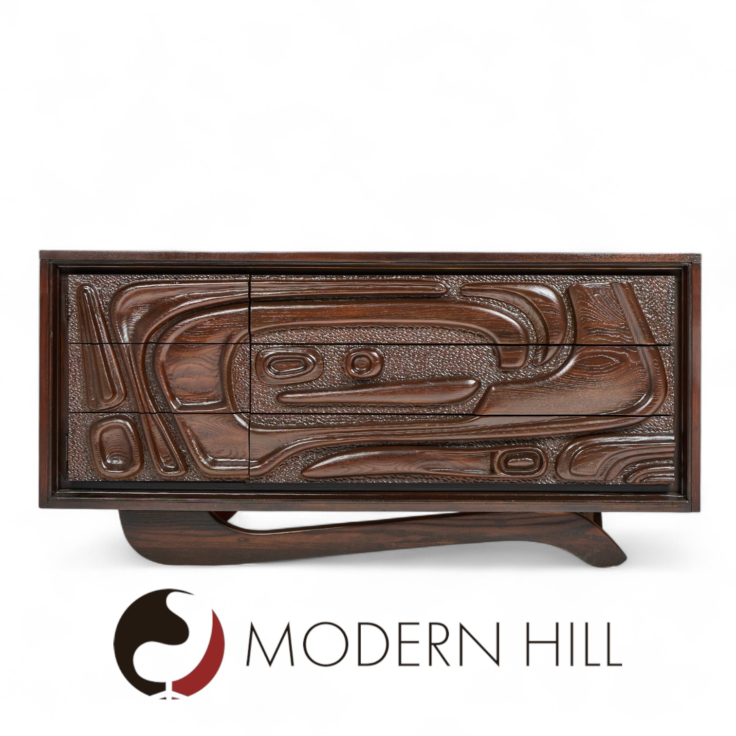 witco style pulaski oceanic mid century credenza