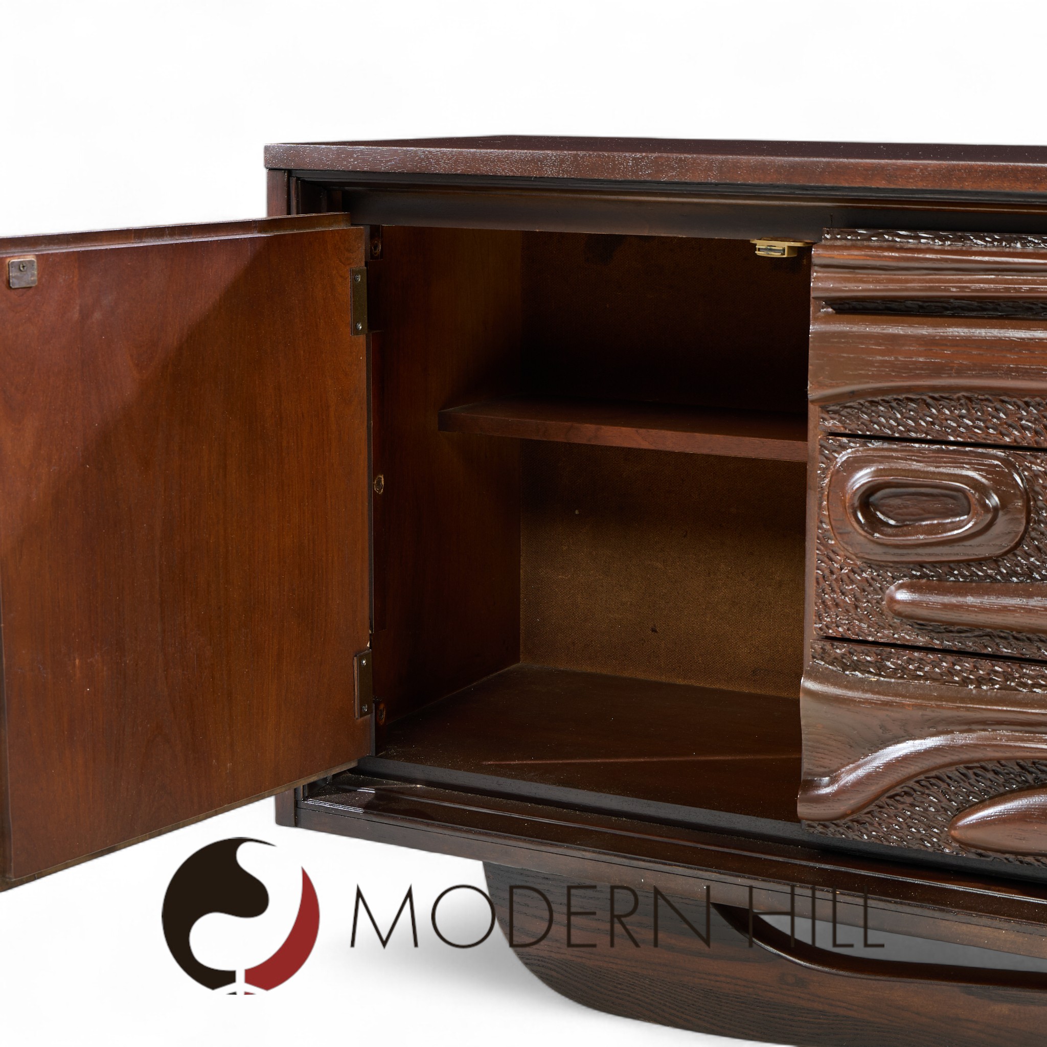 witco style pulaski oceanic mid century credenza