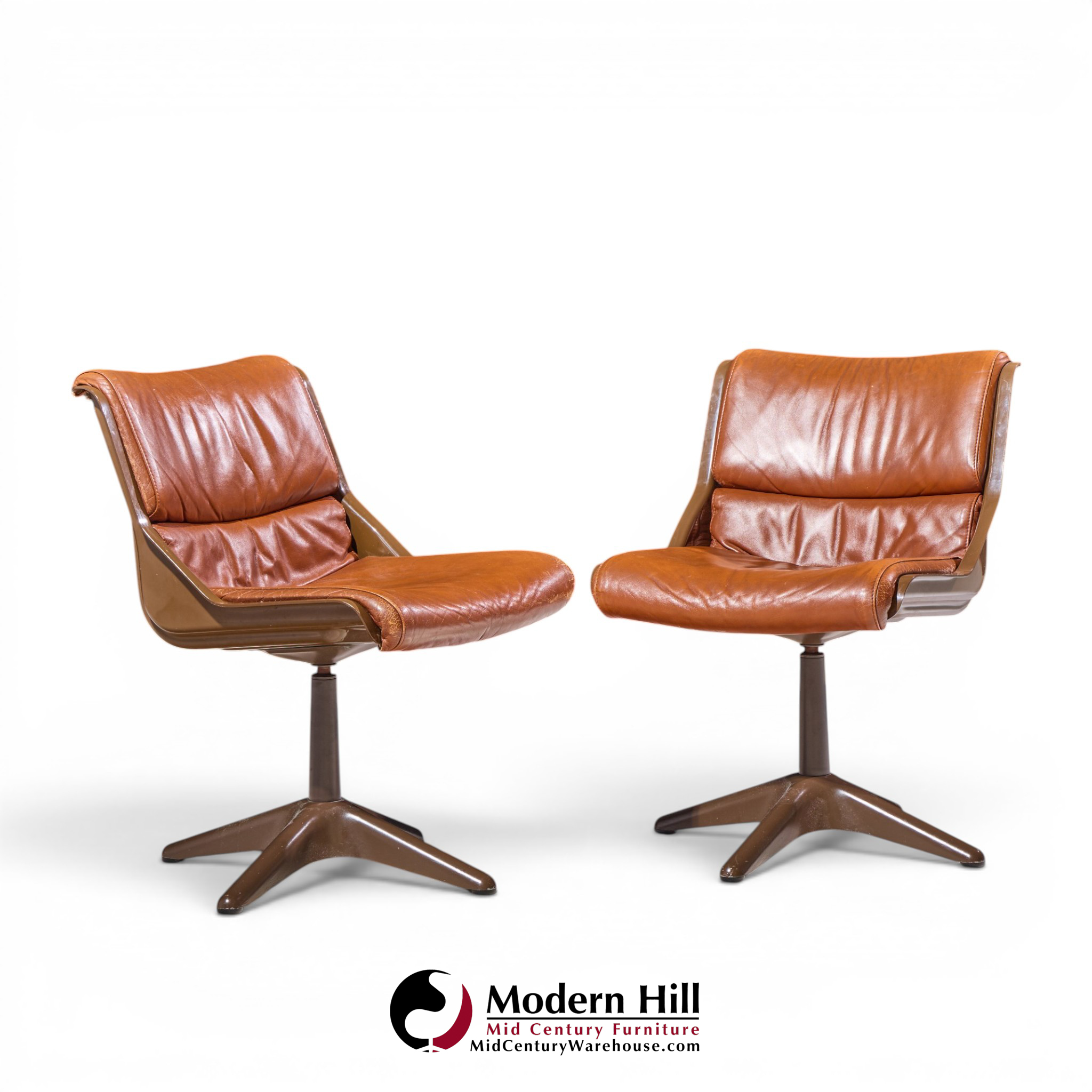 yrjö kukkapuro for haimi mid century side chairs - pair