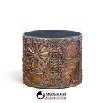 adrian pearsall for craft associates mid century 24-inch brutalist drum side end tables