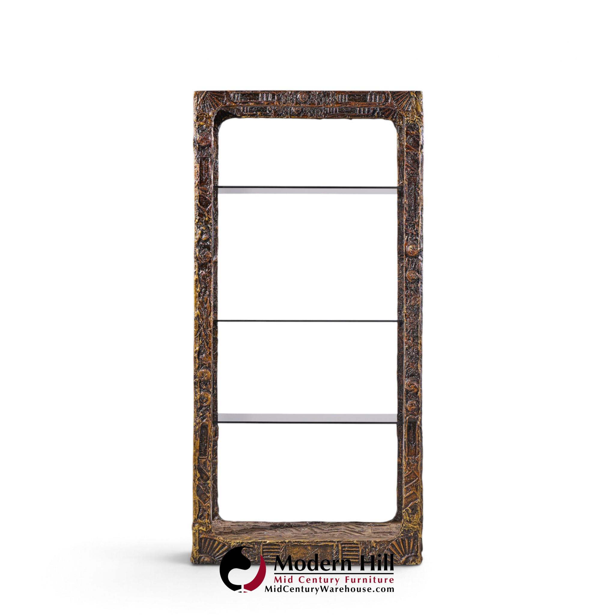 adrian pearsall for craft associates mid century 'goop' brutalist Étagère shelf