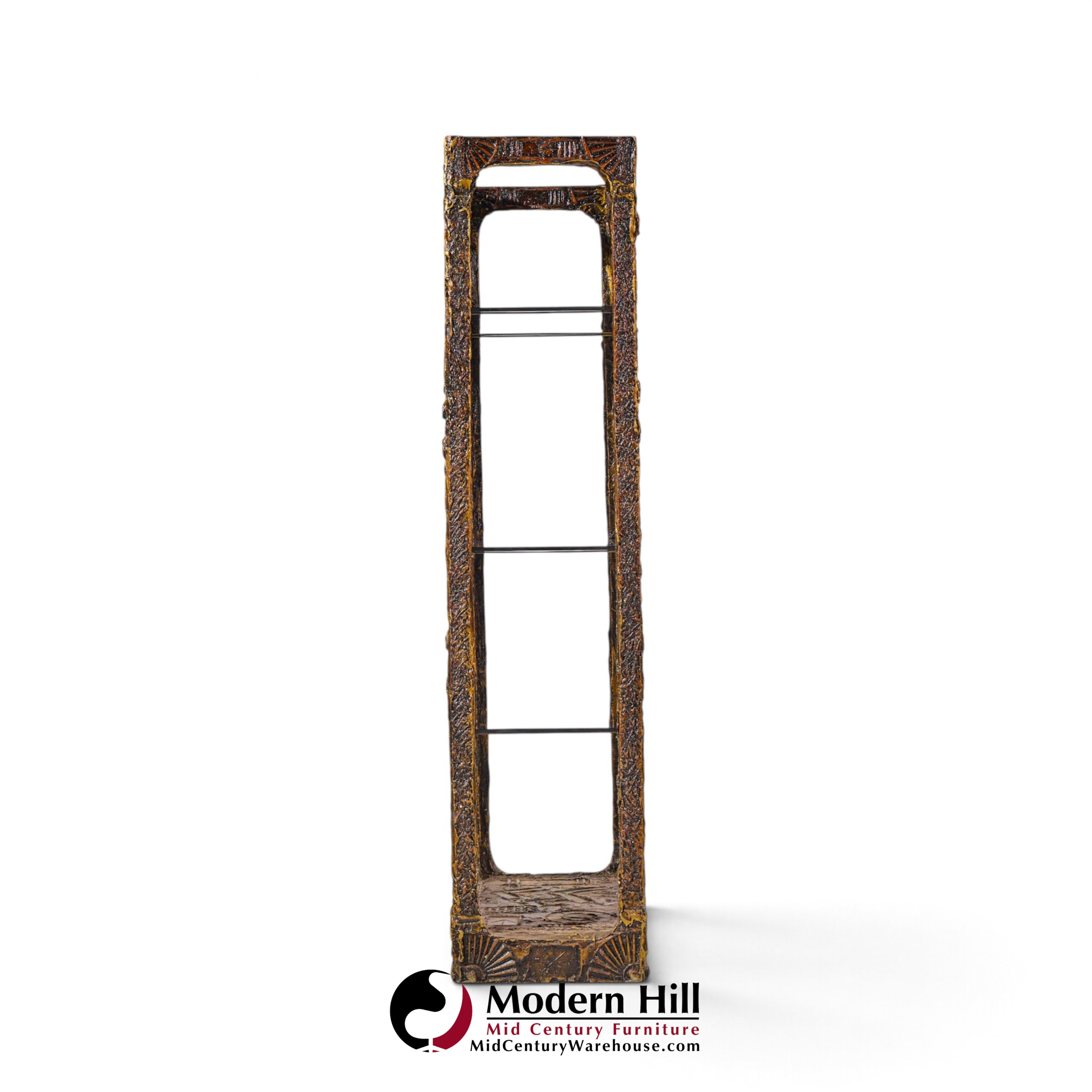 adrian pearsall for craft associates mid century 'goop' brutalist Étagère shelf