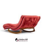adrian pearsall for craft associates mid century rocking wave chaise lounge chair