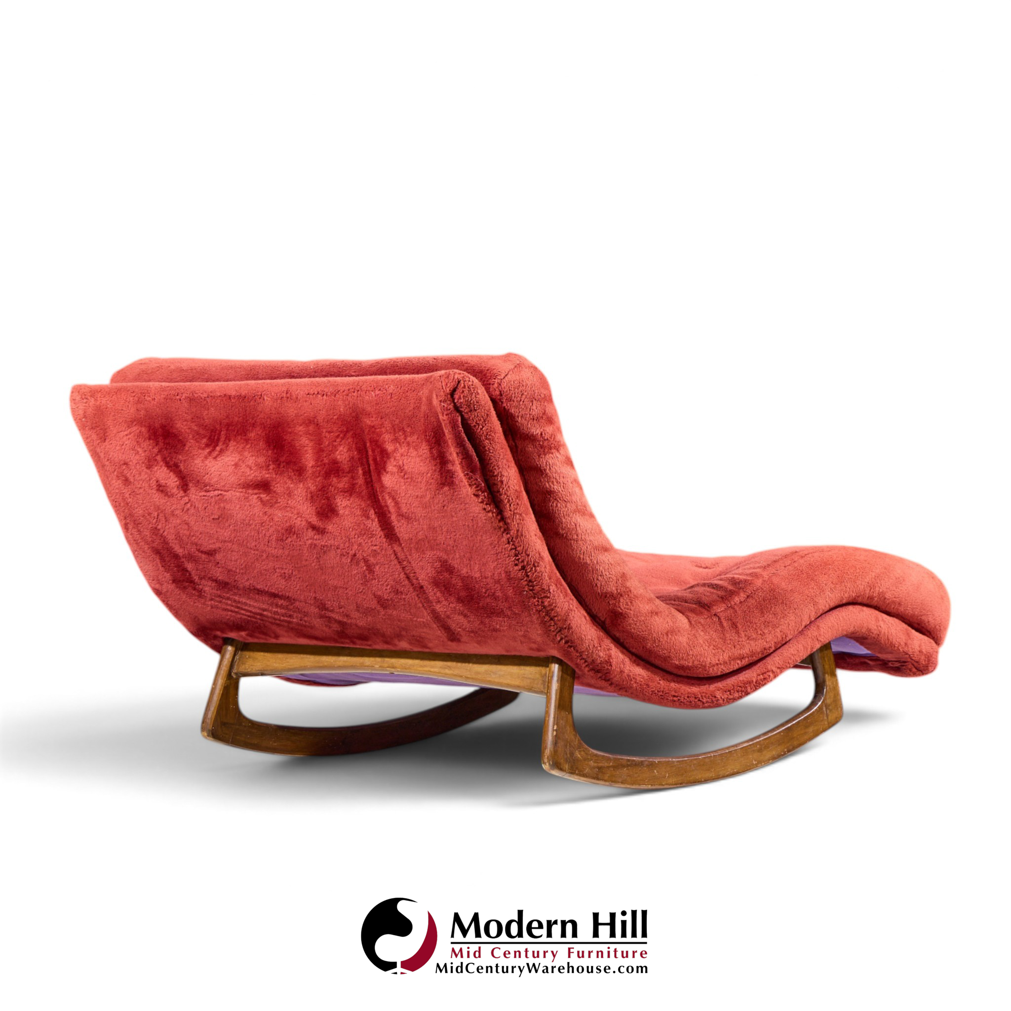 adrian pearsall for craft associates mid century rocking wave chaise lounge chair