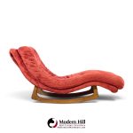 adrian pearsall for craft associates mid century rocking wave chaise lounge chair