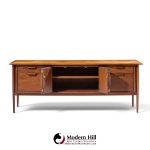 alma castilian mid century walnut credenza