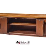 alma castilian mid century walnut credenza
