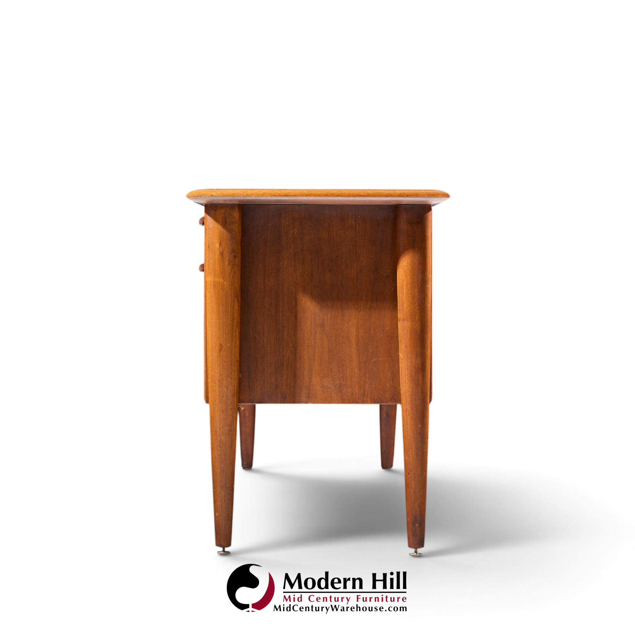 alma castilian mid century walnut credenza