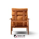 arne vodder for france & daverkosen fd 164 mid century danish teak reclining lounge chair
