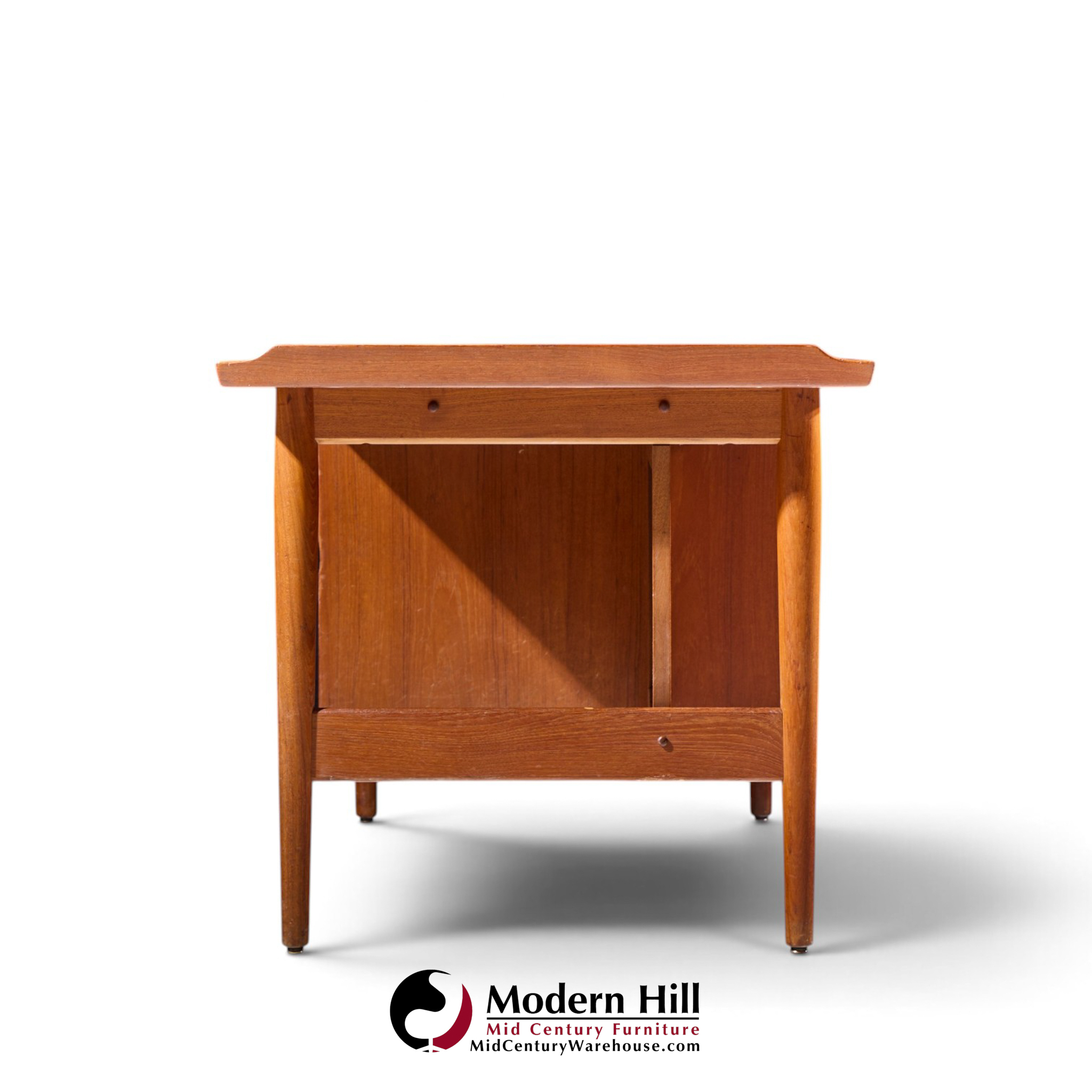 arne vodder for sibast mid century danish teak executive desk