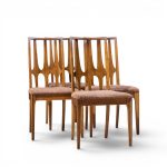 broyhill brasilia mid century dining chair sides - set of 4