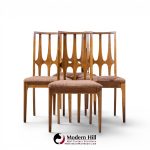 broyhill brasilia mid century dining chair sides - set of 4