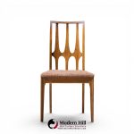 broyhill brasilia mid century dining chair sides - set of 4