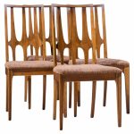 broyhill brasilia mid century dining chair sides - set of 4