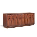 broyhill brasilia mid century walnut credenza