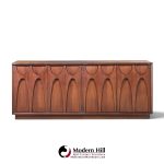 broyhill brasilia mid century walnut credenza