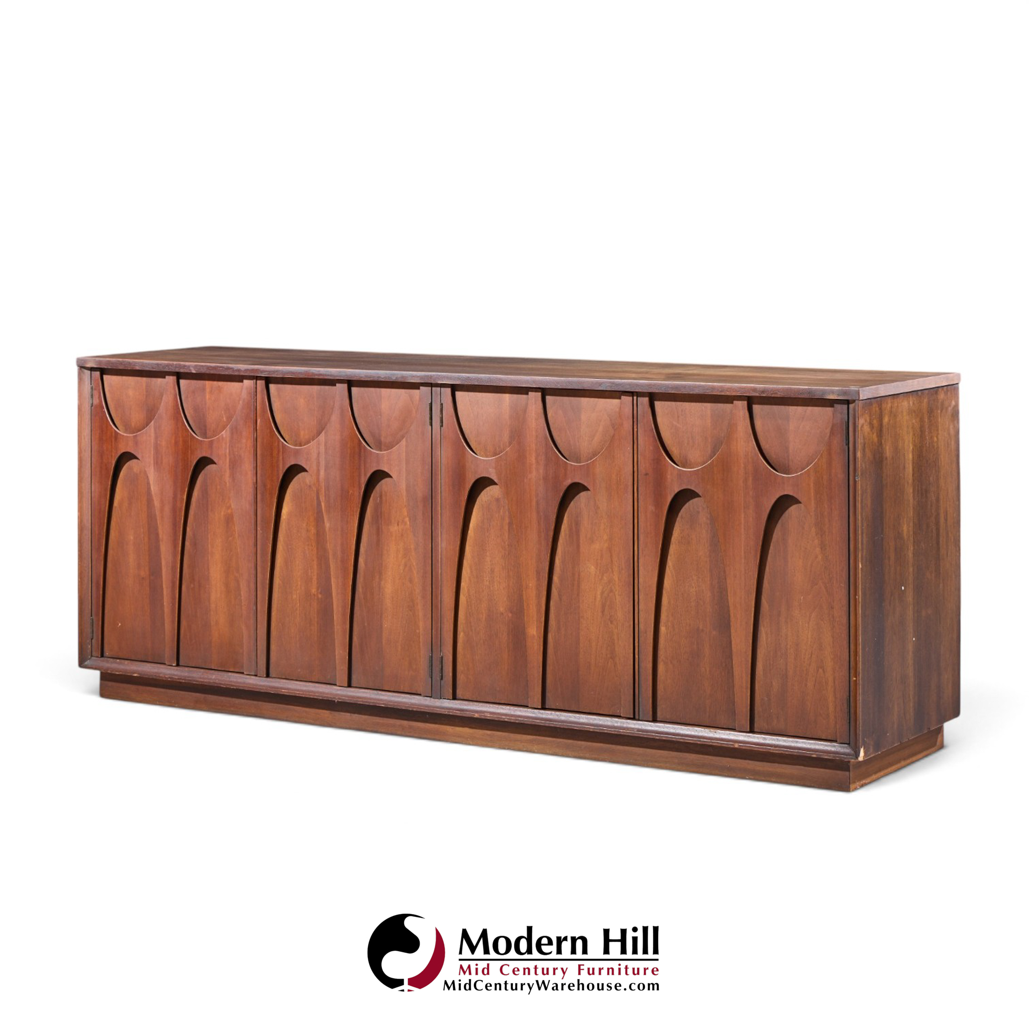 broyhill brasilia mid century walnut credenza