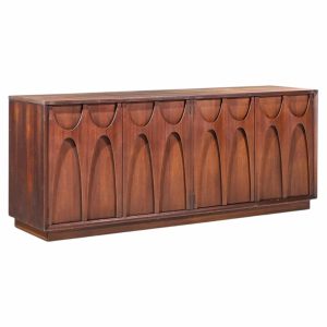 broyhill brasilia mid century walnut credenza