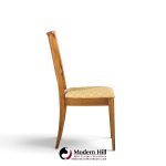 broyhill brasilia mid century walnut dining chairs - set of 6