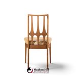 broyhill brasilia mid century walnut dining chairs - set of 6