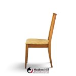 broyhill brasilia mid century walnut dining chairs - set of 6