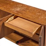 broyhill brasilia mid century walnut fluted credenza