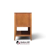 broyhill brasilia mid century walnut fluted credenza