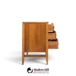 broyhill brasilia mid century walnut and brass credenza