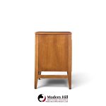 broyhill brasilia mid century walnut and brass credenza with hutch