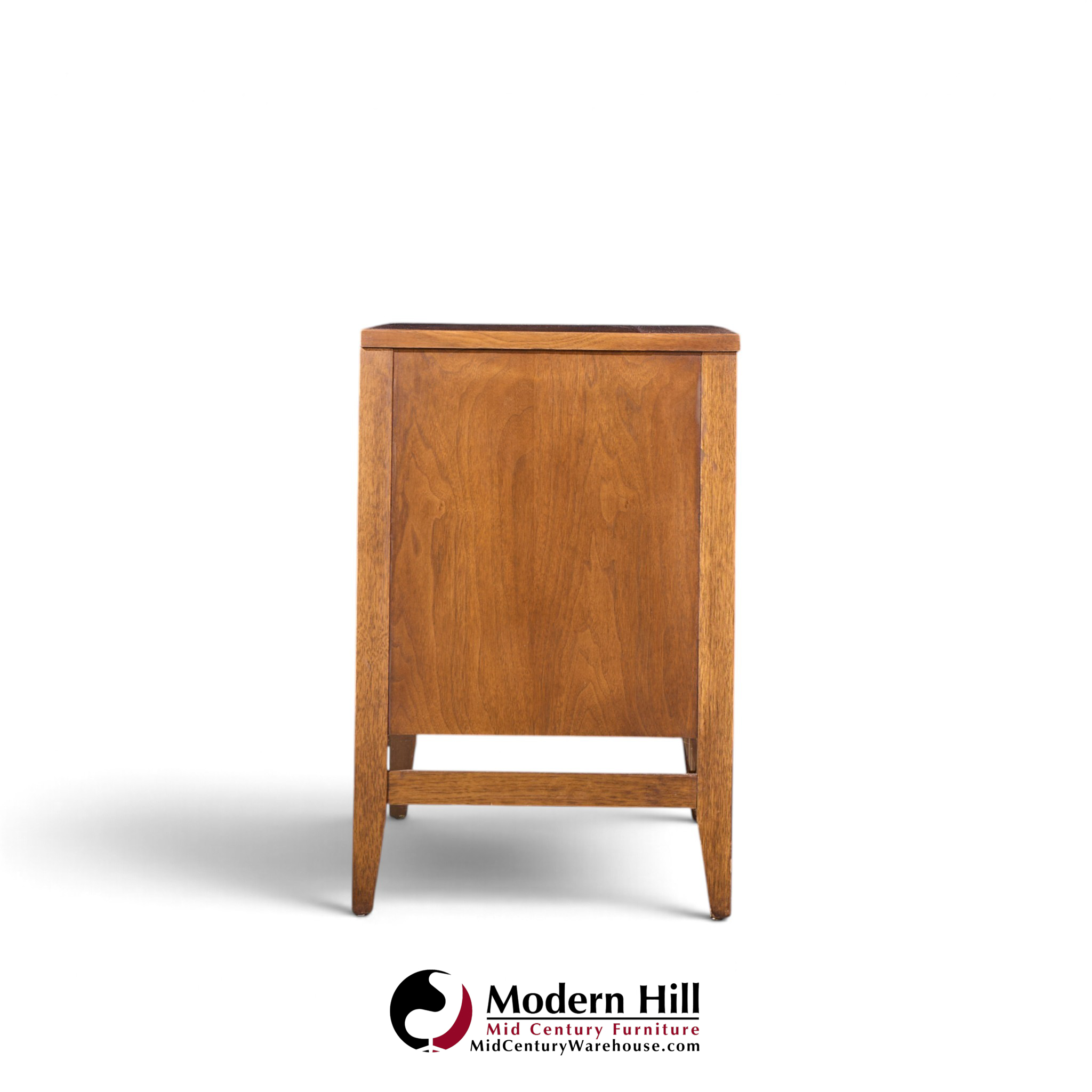 broyhill brasilia mid century walnut and brass credenza with hutch