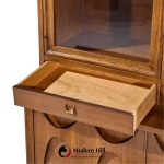 broyhill brasilia mid century walnut and brass credenza with hutch