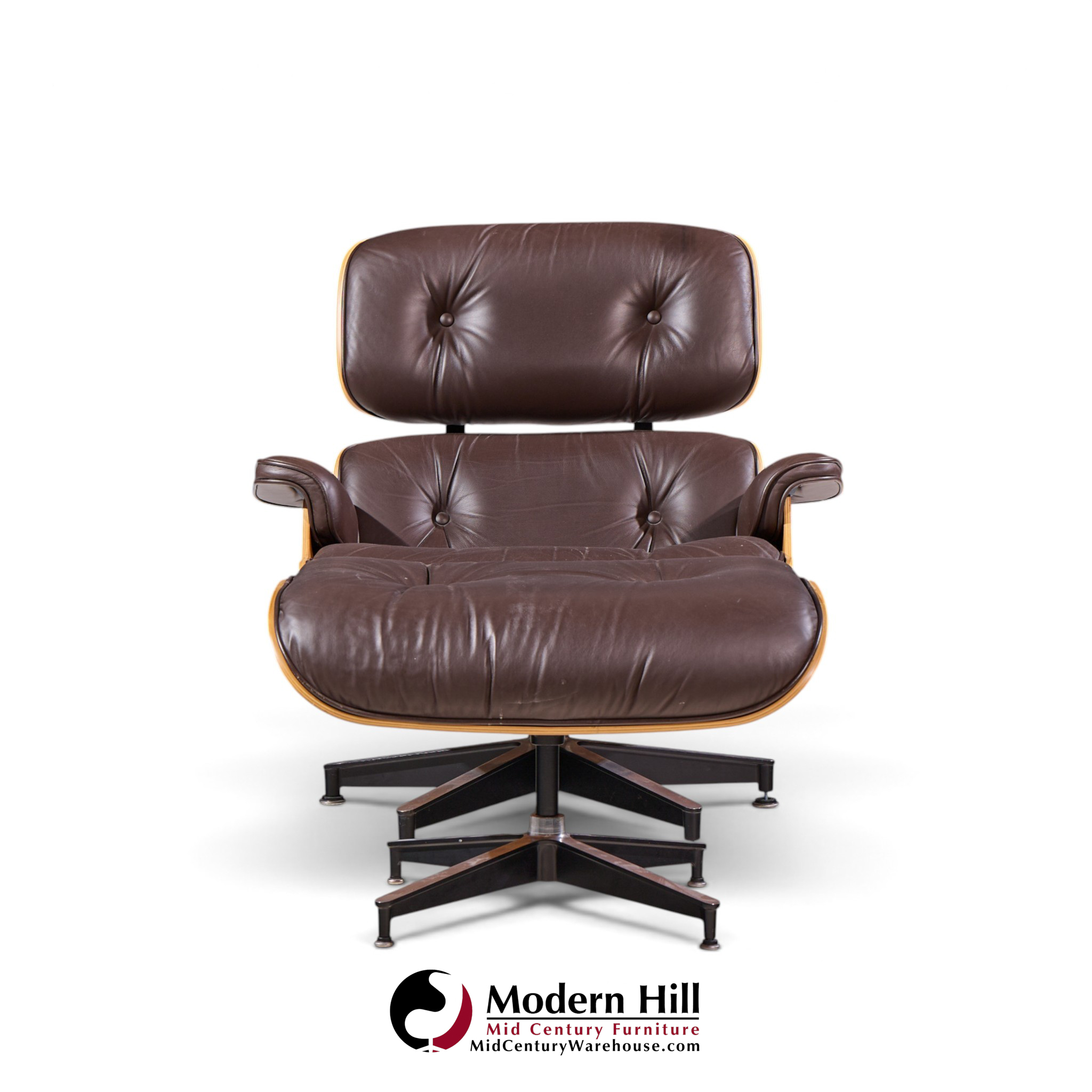 charles and ray eames for herman miller mid century lounge chair and ottoman