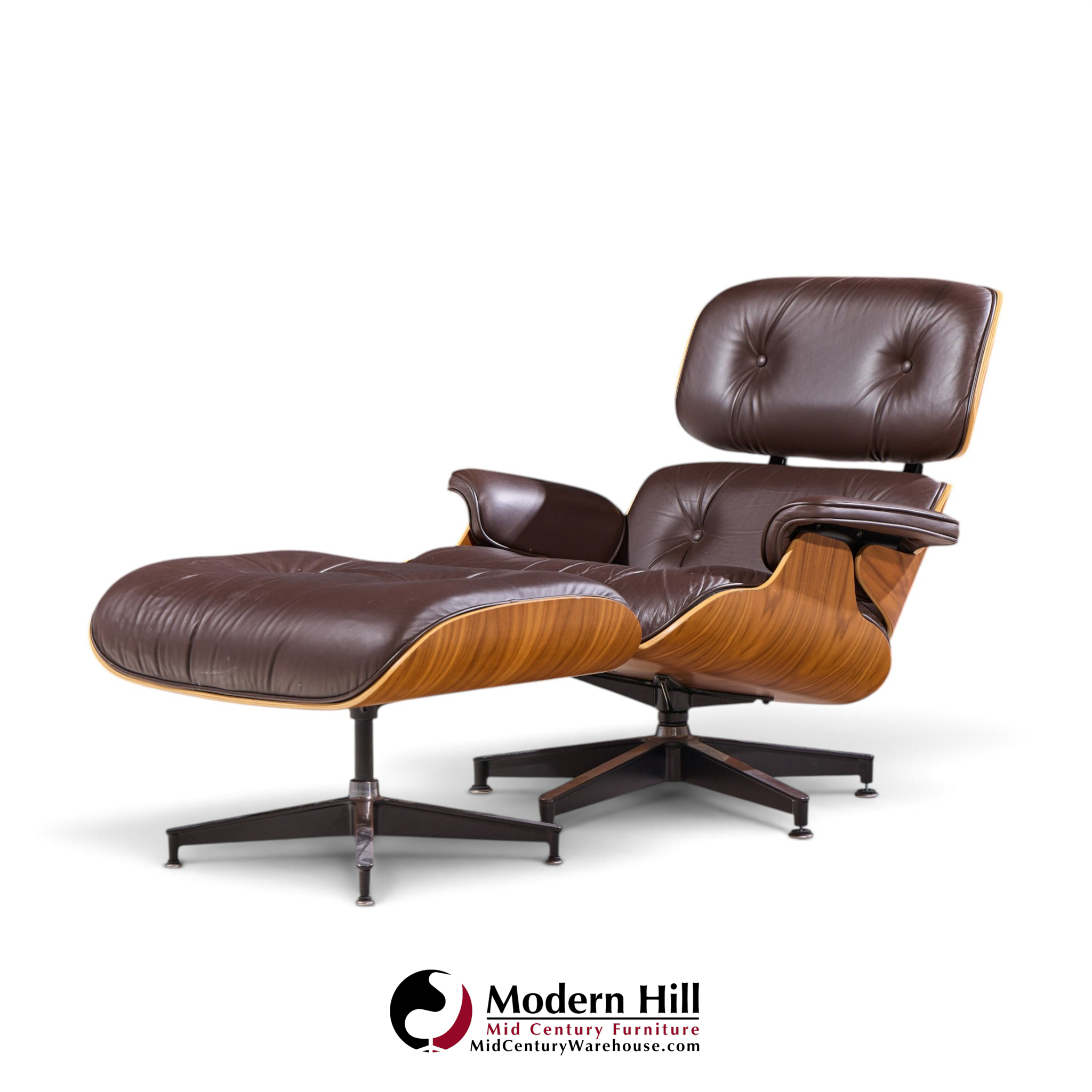 charles and ray eames for herman miller mid century lounge chair and ottoman