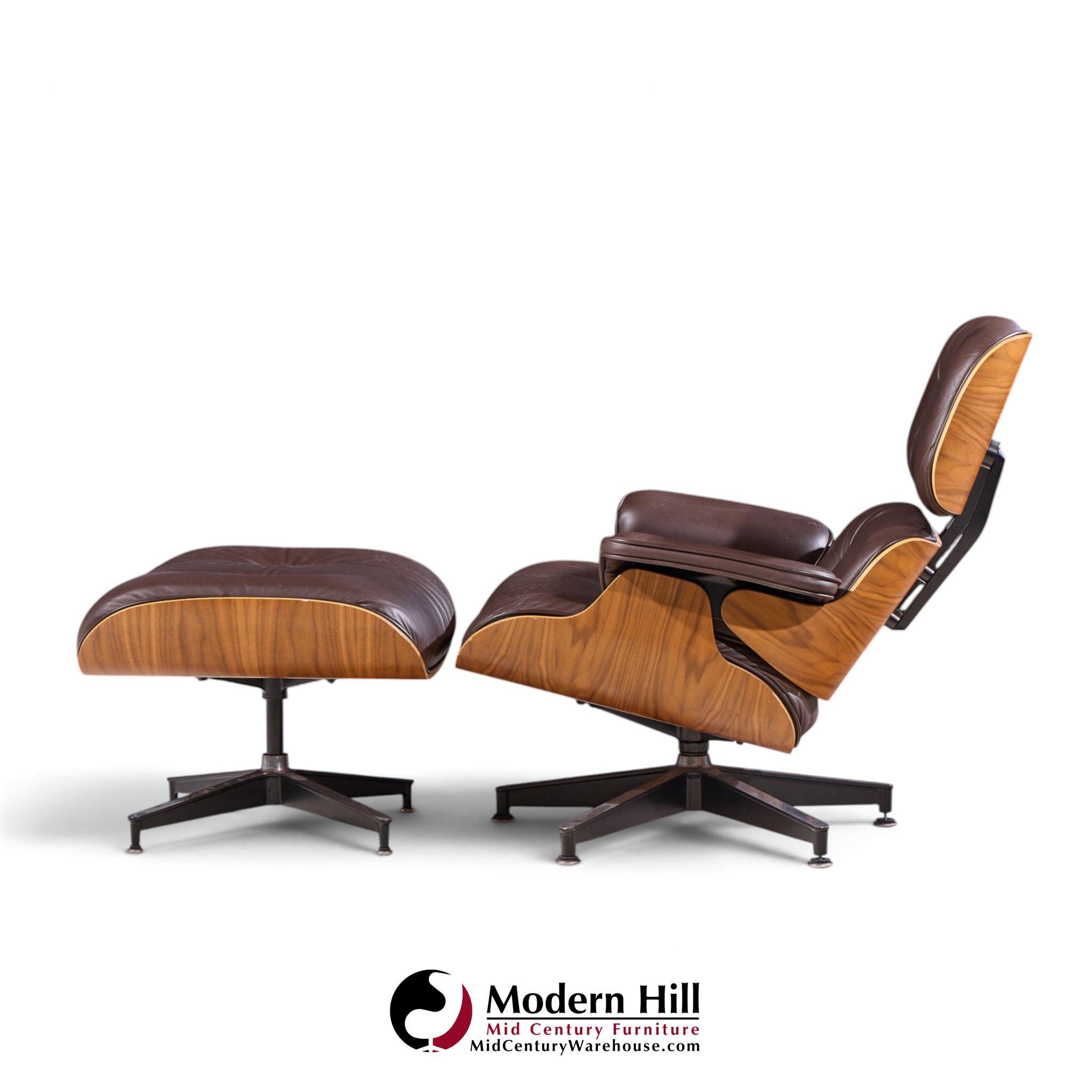 charles and ray eames for herman miller mid century lounge chair and ottoman