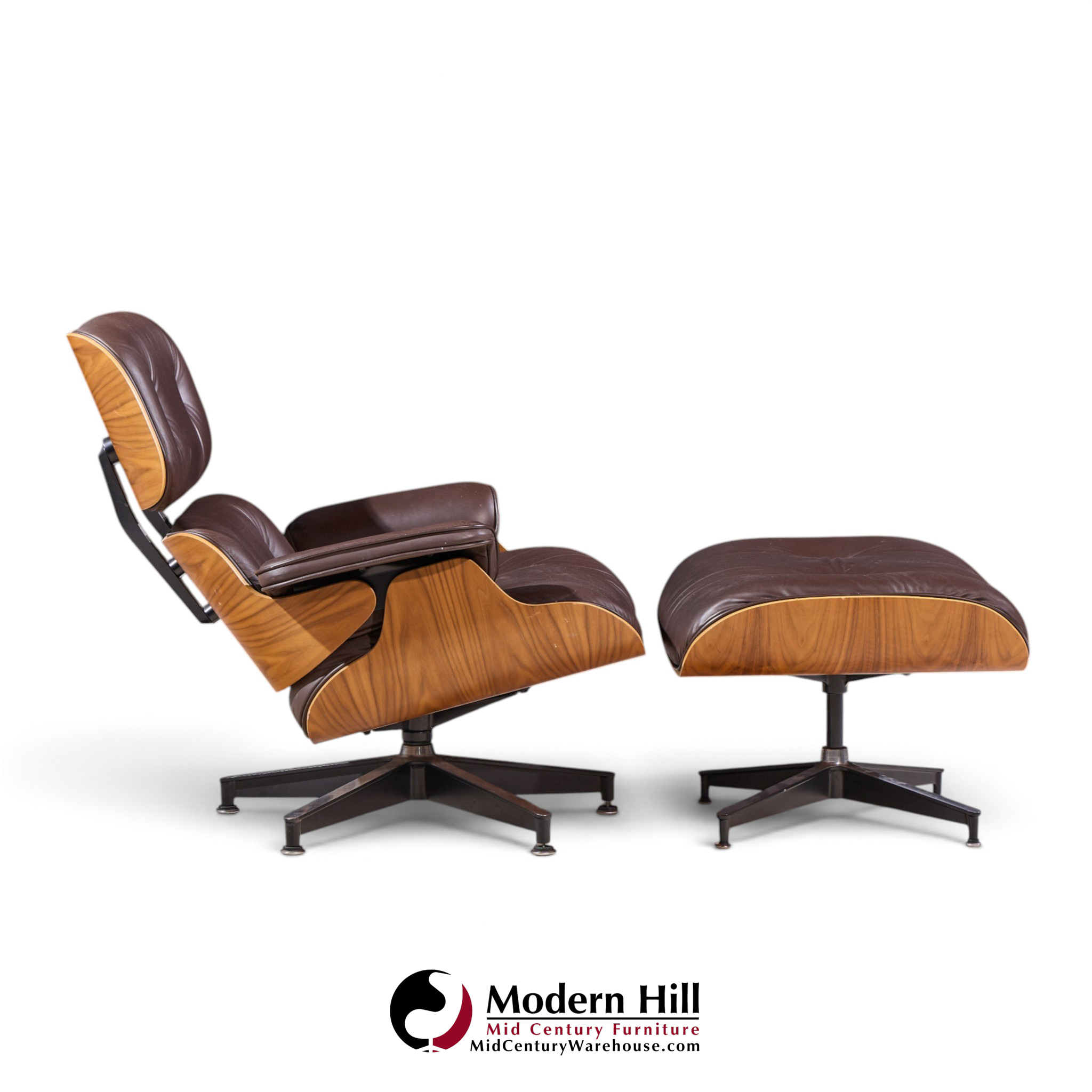 charles and ray eames for herman miller mid century lounge chair and ottoman