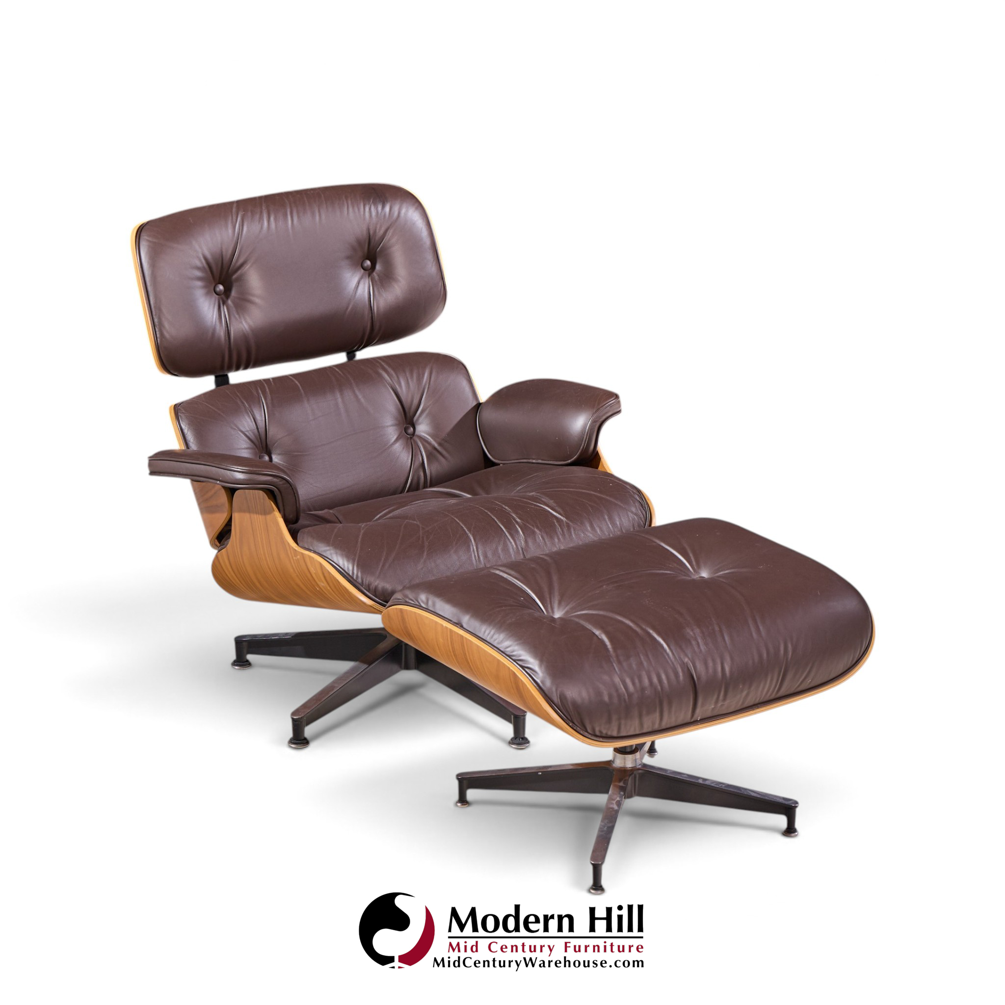 charles and ray eames for herman miller mid century lounge chair and ottoman
