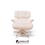 charles and ray eames for herman miller mid century white oak eames lounge chair and ottoman