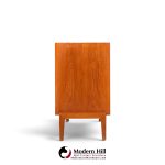 dux style mid century walnut tambour door credenza