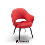eero saarinen for knoll mid century bentwood executive dining chairs - set of 6
