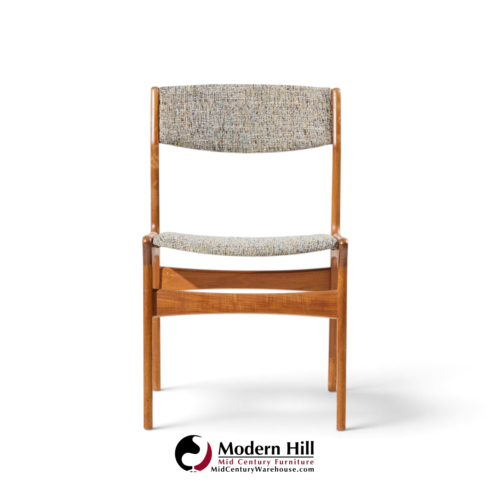 erik buch for anderstrup møbelfabrik mid century danish teak dining chairs - set of 6